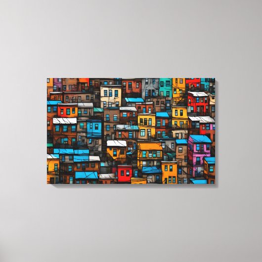 Quadro decorativo favela Impressão em Canva Leinwanddruck (Vorderseite)