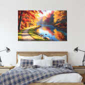 Quadro Decorativo Floresta de Outono Leinwanddruck (Insitu (Schlafzimmer))