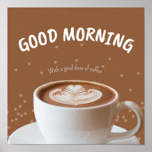 Quadro dekorativo Café Poster