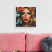 Quadro "Filha da terra" Leinwanddruck (Insitu (Wohnzimmer))