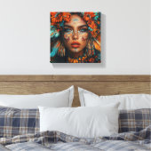 Quadro "Filha da terra" Leinwanddruck (Insitu (Schlafzimmer))