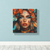 Quadro "Filha da terra" Leinwanddruck (Insitu (Holzboden))