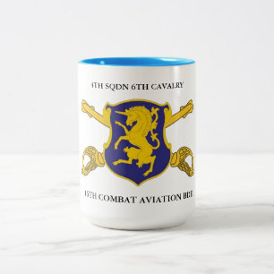 QUADRON 6. CAVALRY 16. COMBAT AVIATION BDE ZWEIFARBIGE TASSE