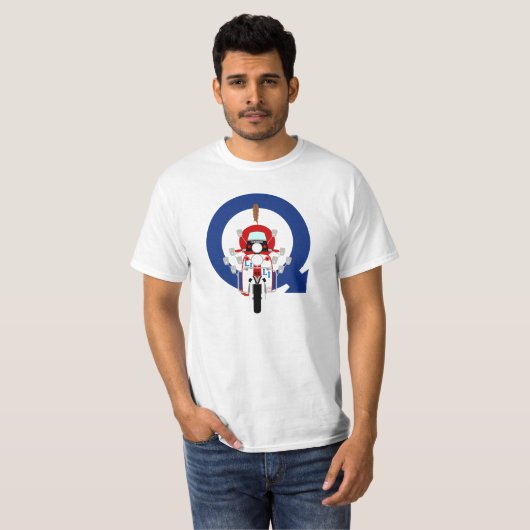 Quadrophenia Mod Target Scooter T-Shirt (Vorne ganz)
