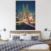 Quadros de São Paulo Coleção Onaitsirc Infinity Leinwanddruck (Insitu (Schlafzimmer))