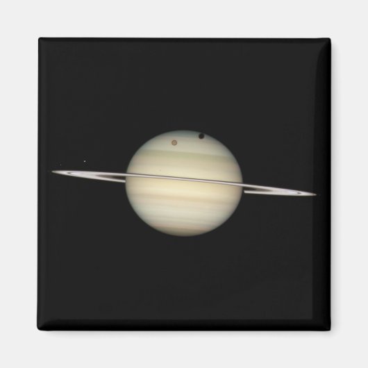 Quadruple Saturn Moon Transit Magnet (Vorne)