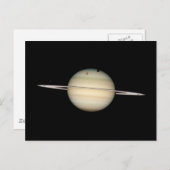 Quadruple Saturn Moon Transit Postkarte (Vorne/Hinten)