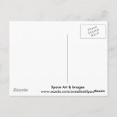 Quadruple Saturn Moon Transit Postkarte (Rückseite)