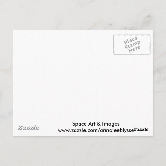 Quadruple Saturn Moon Transit Postkarte (Rückseite)