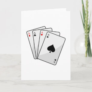 Quadruplets Aces Poker Karten im Poker