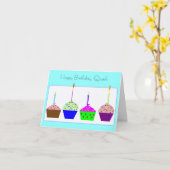 Quadruplets Geburtskarte Karte (Gelbe Blume)