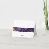 Quadruplets Geburtskarte Karte (Rückseite)