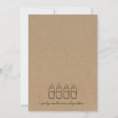 Quadruplets Sip & See Bubbles & Brews Einladung (Rückseite)