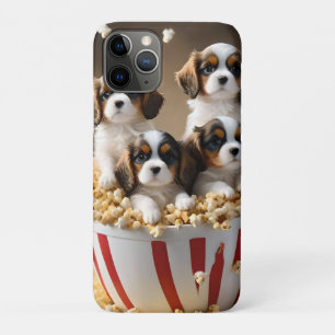 Quads Cavalier Spaniel Welpen im Popcorn, Case-Mate iPhone Hülle