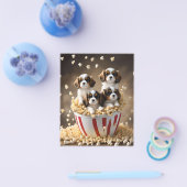 Quads Cavalier Spaniel Welpen im Popcorn, Flyer (Einzeln)