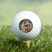 Quads Cavalier Spaniel Welpen im Popcorn, Golfball (Insitu T-Shirt)