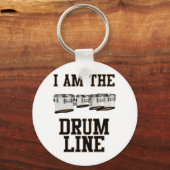 Quads: Ich bin die Trommellinie Schlüsselanhänger (Vorderseite)