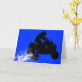 Quads. Karte (Gelbe Blume)