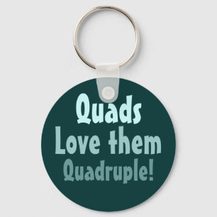 Quads Liebe sie viermal! Schlüsselanhänger