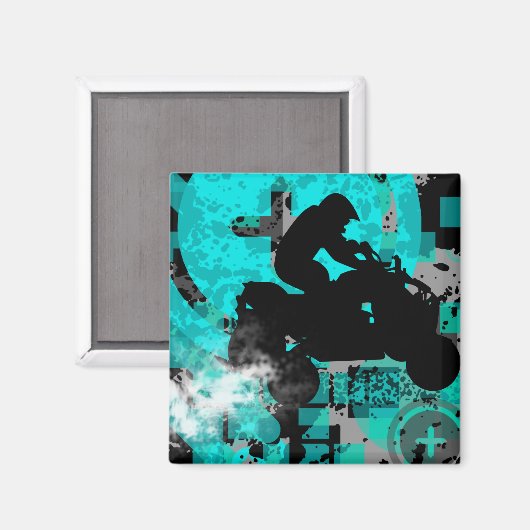 Quads. Magnet (Vorderseite/Rückseite)