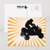 Quads. Postkarte (Vorne/Hinten)