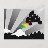 Quads. Regenbogenbahn. Postkarte (Vorderseite)