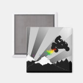 Quads. Schmutzspur. Magnet (Vorderseite/Rückseite)