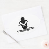 Quads - Tandums - Toms Ovaler Aufkleber (Umschlag)