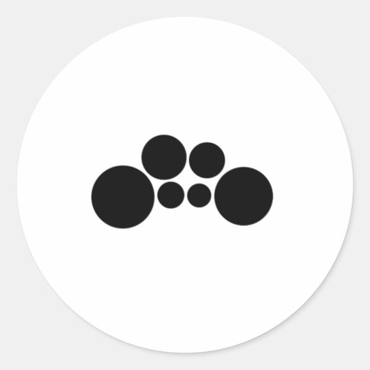 Quads - Zwei Löffel Runder Aufkleber (Vorderseite)