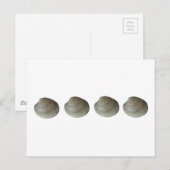 Quahog Clams-Logo Postkarte (Vorne/Hinten)