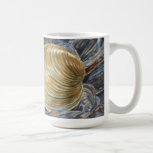 Quahog und Clams Kaffeetasse (Rechts)