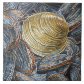 Quahog und Clams-Keramik Fliese (Vorderseite)