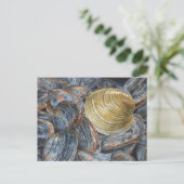 Quahog und Clams Postkarte (Stehend Vorderseite)