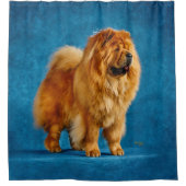 Quahrma Chow Duschvorhang (Vorderseite)