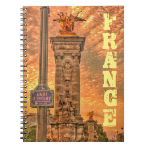 Quai d'Orsay Paris Architektur Notizblock