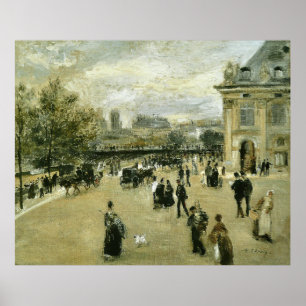 Quai Malaquais Auguste Renoir Poster