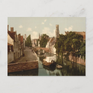 Quai Vert, Brügge, Belgien Postkarte