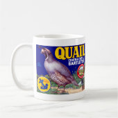 Quail Brand Contra Costa Bartletts Kaffeetasse (Links)
