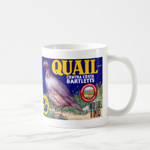 Quail Brand Contra Costa Bartletts Kaffeetasse