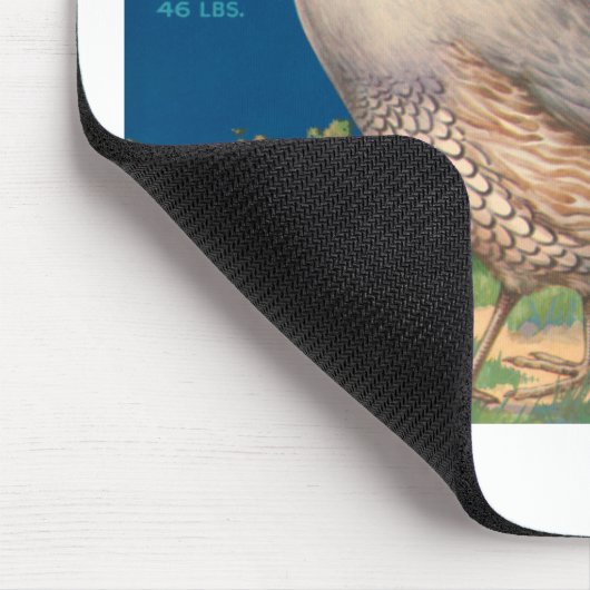 Quail Brand Contra Costa Bartletts Mousepad (Ecke)