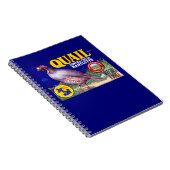 Quail Brand Contra Costa Bartletts Notizblock (Rechte Seite)