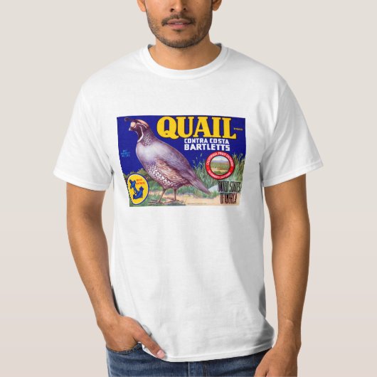 Quail Brand Contra Costa Bartletts T-Shirt (Vorderseite)