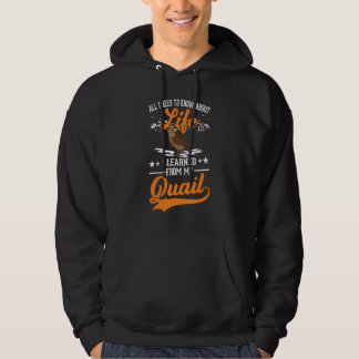 Quail Breeder Quail Bauer Hoodie