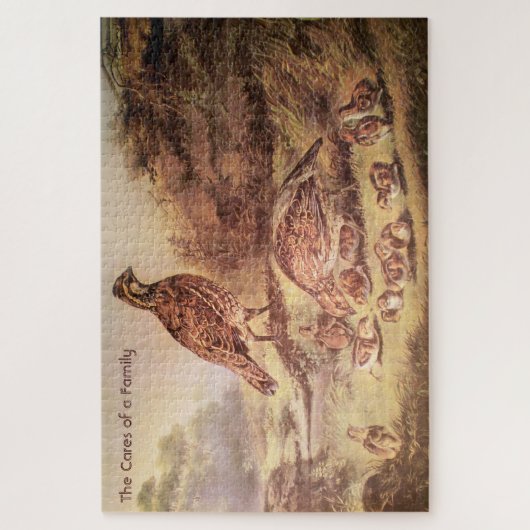 Quail Family Grosses Puzzle (500 Stück) (Vertikal)