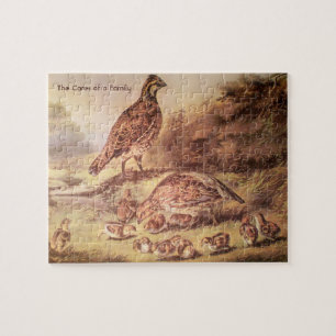 Quail Family Puzzle (100 Stück)