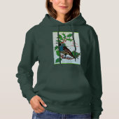 Quail in Holly Hoodie (Vorderseite)