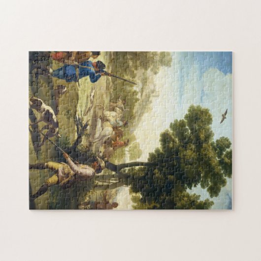 Quail-Jagd Francisco José Goya Meisterwerk Puzzle (Horizontal)