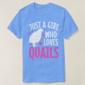 Quail Lover 2 T-Shirt (Design vorne)
