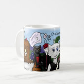 Quail Man Characters Kaffeetasse (Vorderseite Links)