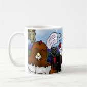 Quail Man Characters Kaffeetasse (Links)
